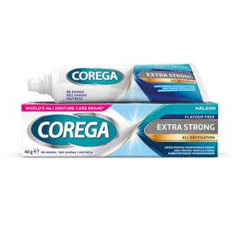 Corega Extra Strong maitseta hambaproteeside kinnitusliim 40 g