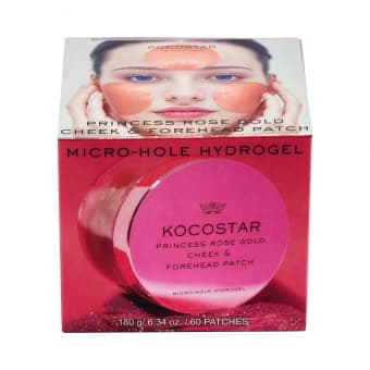 Kocostar Princess Rose Gold Cheek & Forehead Micro-hole Hydrogel маски для щек и лба N60