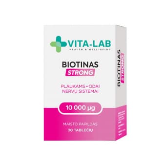 VITA-LAB Biotiin Strong 10000µg таблетки с биотином N30