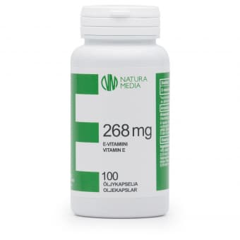 Natura Media Vitamiin E 268mg kapslid N100