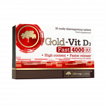 OlimpLabs Gold-Vit D3 4000IU Fast N30