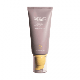 Haruharu Wonder Black Rice Pure Mineral Relief Daily Sunscreen SPF50+/PA++++ päiksekaitsekreem näole 50 ml