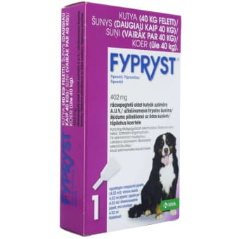 FYPRYST ТОЧЕЧНЫЙ РАСТВОР ОТ ПАРАЗИТОВ (ДЛЯ СОБАК) 402MG/4,02ML N1