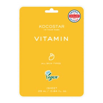 Kocostar Vitamin Mask Sheet тканевая маска для лица