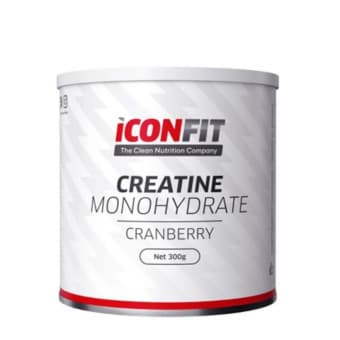 ICONFIT Kreatiin monohüdraat jõhvikamaitseline 300 g