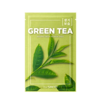 THE SAEM Natural Green Tea kangasmask rohelise tee ekstraktiga