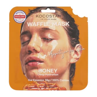 Kocostar Waffle Mask Honey тканевая маска для лица