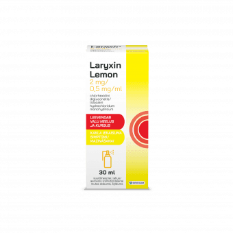 LARYXIN LEMON SUUÕÕNESPREI 2MG/0.5MG/ML 30ML