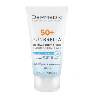 Dermedic Sunbrella emulsioon SPF50+ kuperoosale ja reaktiivsele nahale 40 ml