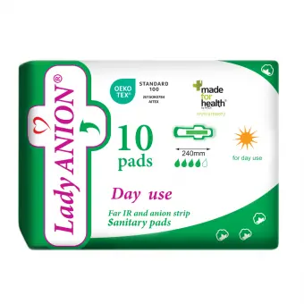 Lady Anion anioonriba ja tiivakestega hügieenisidemed N10