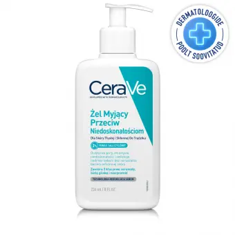 CeraVe Blemish Control pesugeel rasusele ja aknekalduvusega nahale 236 мл