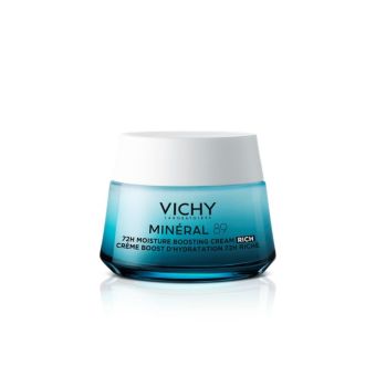 Vichy Mineral 89 72h niisutav rikkaliku koostisega kreem 50 ml