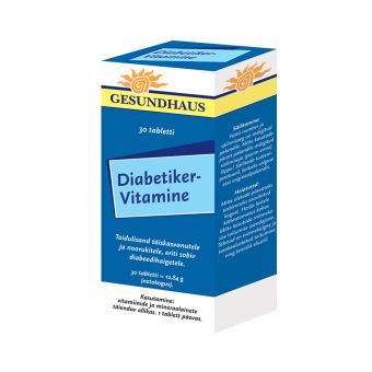 Diabetiker vitamiinid tabletid N30