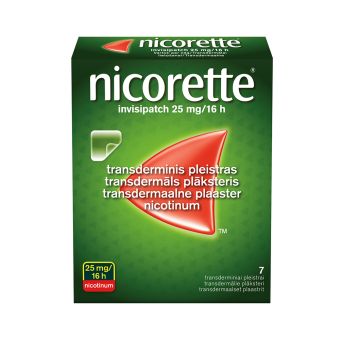 NICORETTE INVISIPATCH TDP 25MG/16H N7