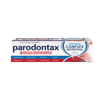 PARODONTAX hambapasta COMPLETE PROTECTION EXTRA FRESH, alates 12. eluaastast 75 мл