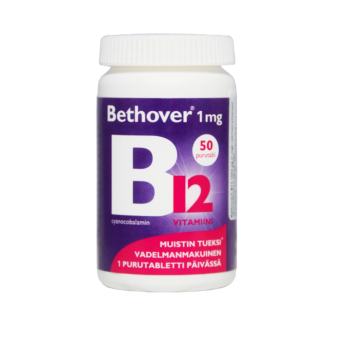 Bethover Vitamiin B12 närimistabletid 1mg N50