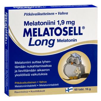 Melatosell Long Unetabletid 1,9mg N60