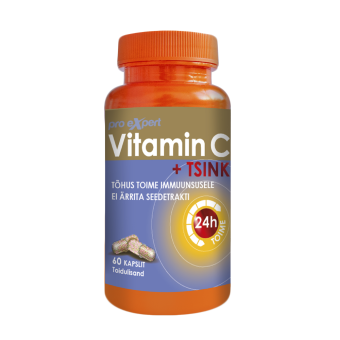 Pro Expert Vitamin C + Tsink kapslid N60