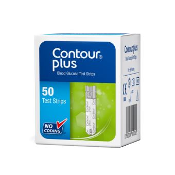 Contour Plus testribad veresuhkru taseme määramiseks N50
