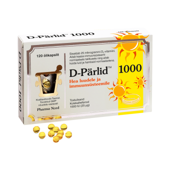 Pharma Nord D-Pärlid 1000 25MCG N120
