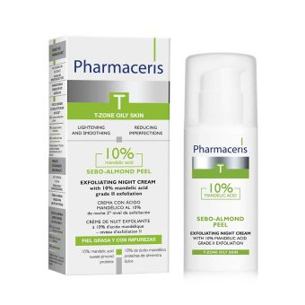 Pharmaceris T Sebo-Almond Peel kooriv öökreem 50 ml