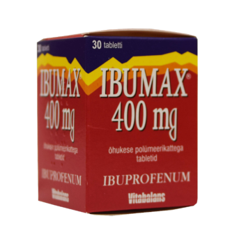 Ibumax õhuk. polüm.kat. tbl 400mg (purk) N30