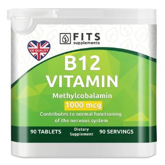 FITS B12-Vitamiin metüülkobalamiin 1000 mcg N90