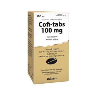 Cofi-Tabs kofeiinitabletid 100MG N100