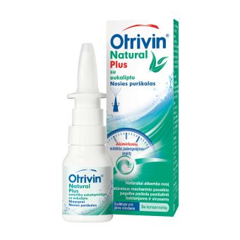 Otrivin Natural Plus ninasprei alates 6. eluaastast 20 ml