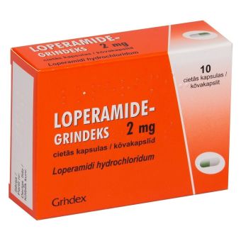 LOPERAMIDE-GRINDEKS KÕVAKAPSEL 2MG N10