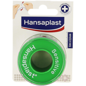 Hansaplast Sensitive fikseeriv teip 2,5cmx5m N1