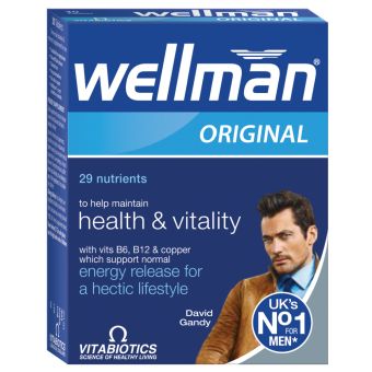 Vitabiotics WellMan Original tabletid N30
