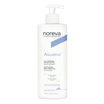 Noreva Aquareva 24H niisutav kehakreem kuivale nahale 400 ml