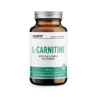 ICONFIT L-Karnitiin, CLA ja roheline tee ekstrakt 90 капсулы