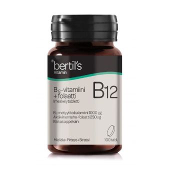 Bertils Vitamin B12 + Foolhape imemistbl N100
