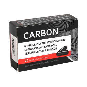 Carbon granuleeritud aktiivsüsi kapslid N20