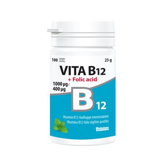 Vita B12 + Foolhape imemistbl 1mg/400mcg N100