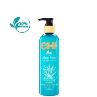 CHI Aloe Vera with Agave Nectar Curl Enhancing lokkis juuste šampoon 340 ml