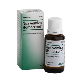 NUX VOMICA-HOMACCORN SUUKAUDSED TILGAD LAHUS 30 ml