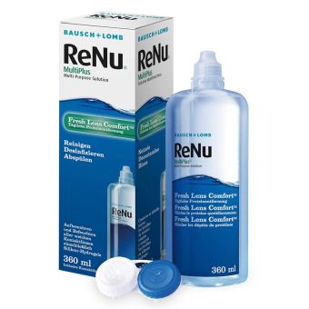 ReNu Multi Plus konteiner + kontaktläätsede desinfitseerimislahus N1 360 мл
