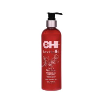 CHI Rose Hip Oil Color Nurture Protecting värvikaitsega šampoon 340 ml