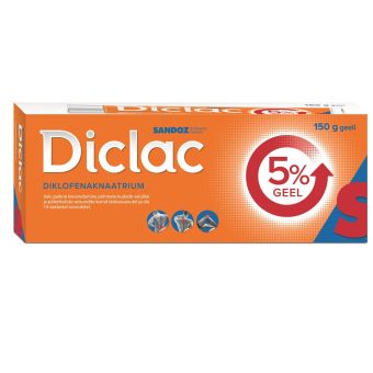 DICLAC 5% GEEL 50MG 150 g