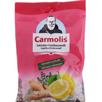 Carmolis Ingver + C-vitamiin kommid 72 g