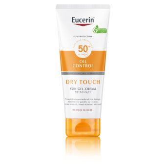 Eucerin Sun Dry Touch geel-kreem SPF 50+ 200 ml