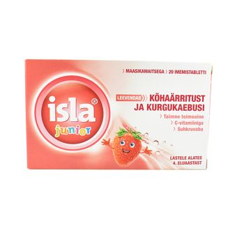 Isla Junior maasikamaitselised imemistabletid N20