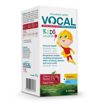 Vocal Kids леденцы со вкусом вишни N6