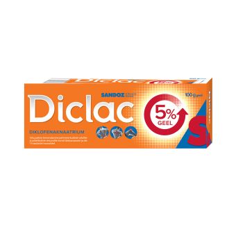 DICLAC 5% GEEL 50MG 100 g
