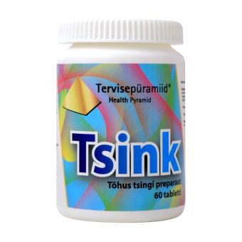 Tervisepüramiid Tsink tabletid 30MG N60