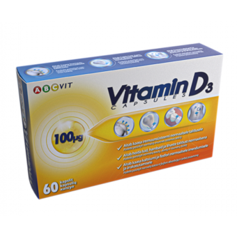 ABCvit vitamiin D3 100mcg kapslid N60