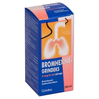 BROMHEXINE-GRINDEKS SIIRUP 0.8MG/ML 100ML